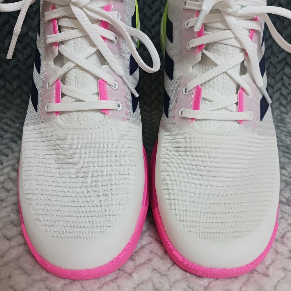 Adidas Crazyflight Mid White Purple Pink Women's Volleyball Shoes Size 10.5 - Picture 6 of 14